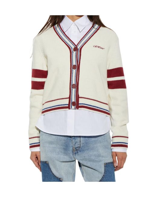 Off-White c/o Virgil Abloh Multicolor Wool Cardigan