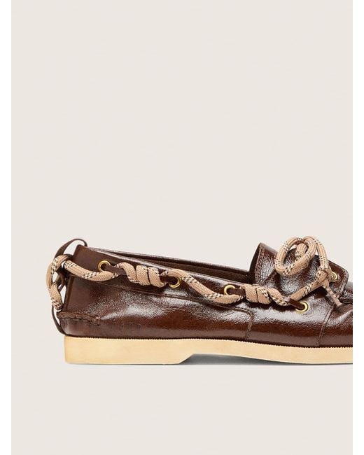 Golden Goose Deluxe Brand Brown Cruise Lace-Up Loafers for men