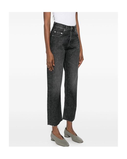 Maison Margiela Gray Straight-Leg Denim Jeans