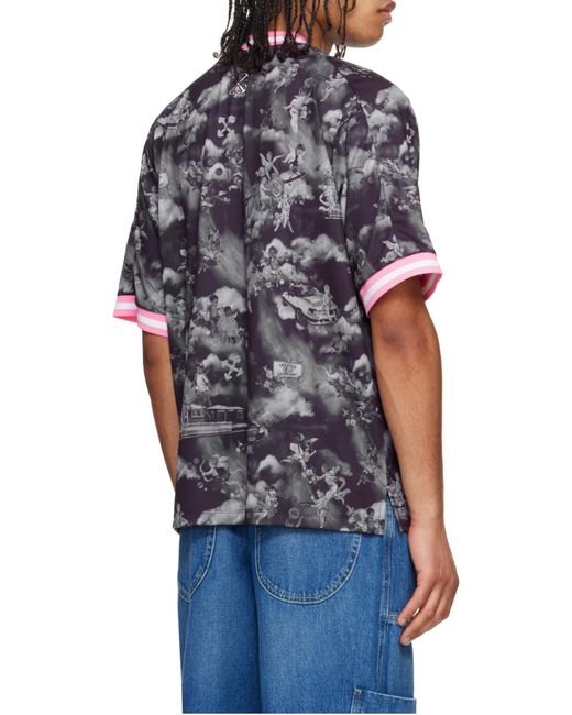 Off-White c/o Virgil Abloh Black Fresco Soccer T-Shirt for men