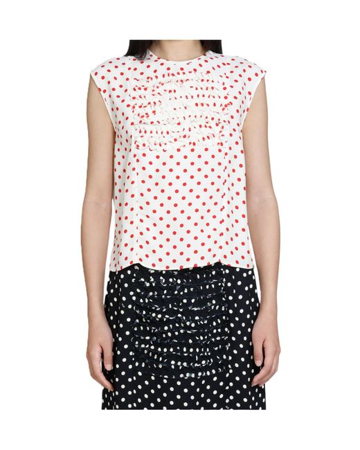 N°21 Pink Polka Dot Blouse