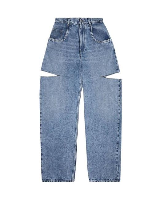 Maison Margiela Blue Belt Loop Jeans