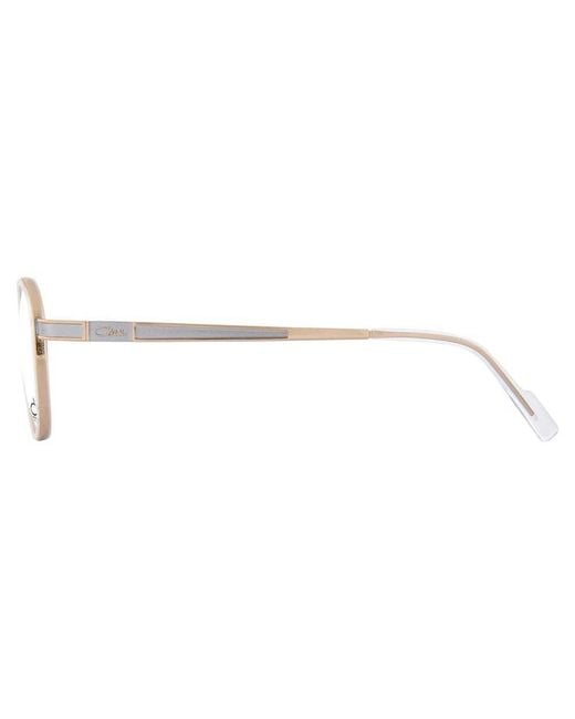 Cazal White Oval-Frame Glasses for men