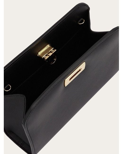 Ferragamo Black Chain Shoulder Bag