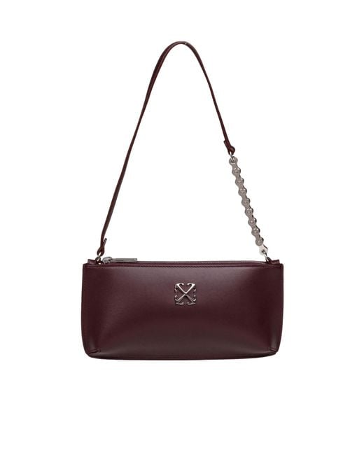 Off-White c/o Virgil Abloh Purple Jitney Shoulder Bag