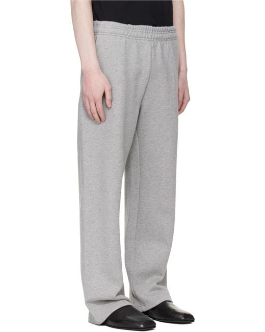 Entire studios White Straight-Leg Elastic Waistband Sweatpants for men