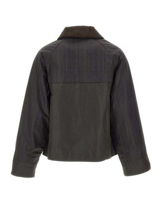 Barbour Black Long-Sleeved Casual Jacket