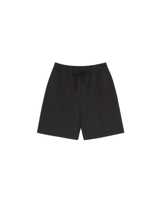 Valentino Black Vgol Jersey Bermuda Shorts for men