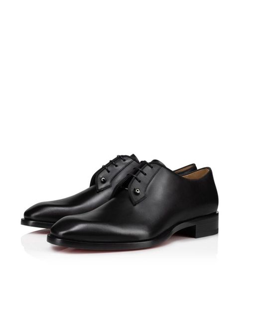 Christian Louboutin Black Chambeliss Derbies for men