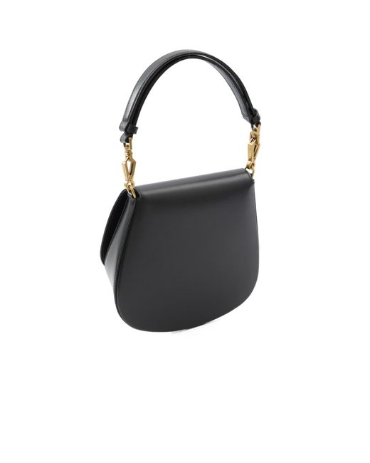 Saint Laurent Black Nola Logo Plaque Tote Bag