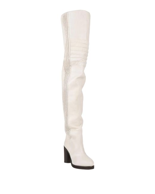 Isabel Marant White Solid Color Boots