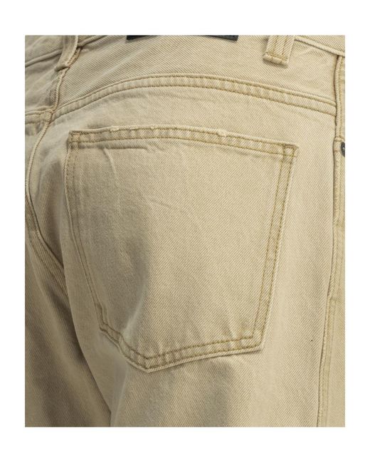 Khaite Natural Straight-Leg Jeans