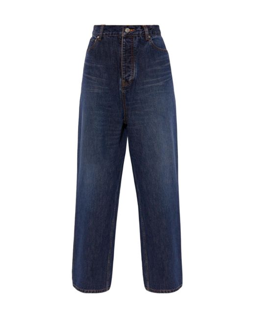 Balenciaga Blue Baggy Jeans