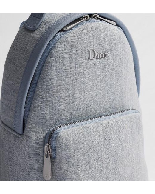 Dior Gray Mini Rider Backpack