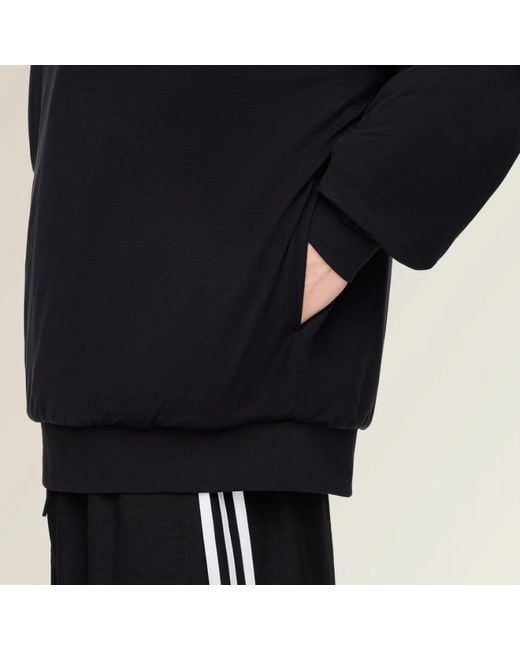 Y-3 Black Padded Hoodie for men