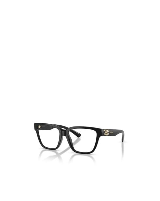 Burberry White Eyewear Square Frame Glasses