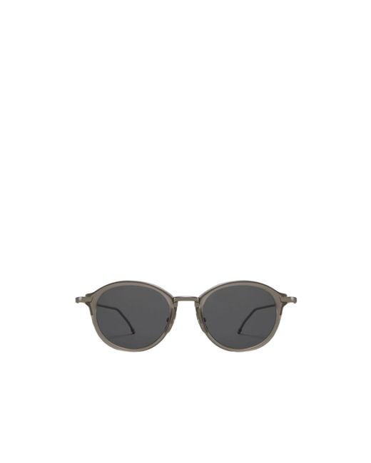 Thom Browne White Eyewear Round Frame Sunglasses for men