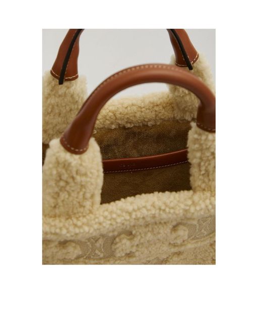 Céline Metallic Small Cabas Thais