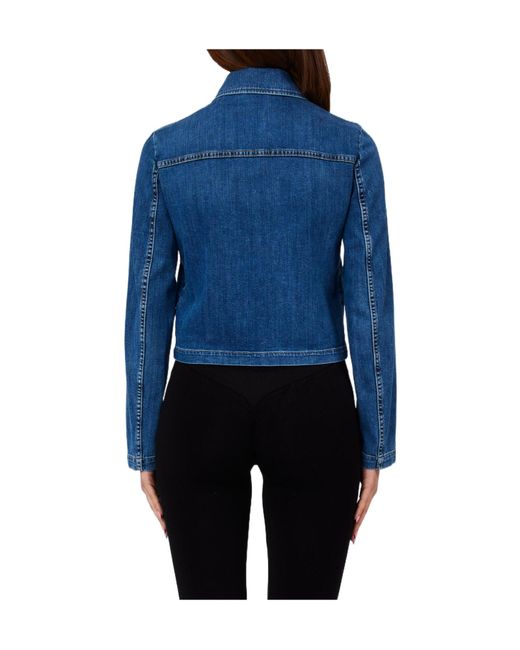 Liu Jo Blue Buttoned-Pocket Jacket