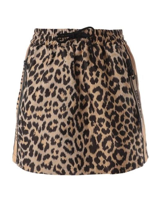 Dior Natural Leopard Print Skirt