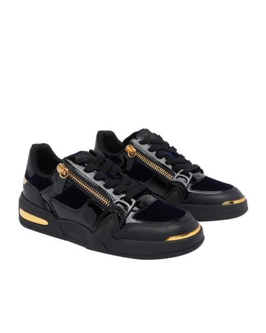 Giuseppe Zanotti Black Gz-Ghost Lace-Up Sneakers for men
