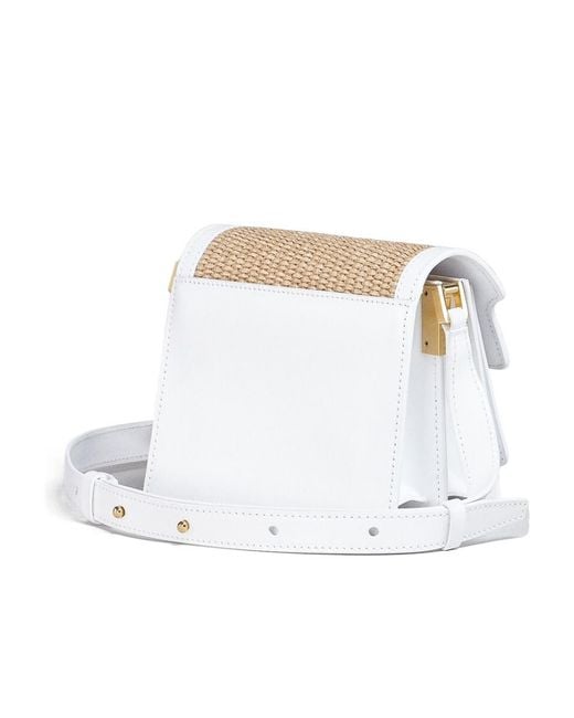 Marni White Trunk Soft Mini Bag
