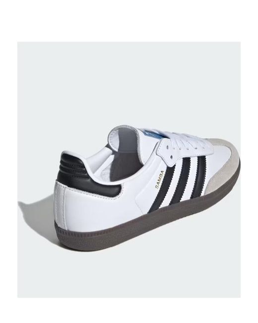 Adidas White Samba Og Sneakers