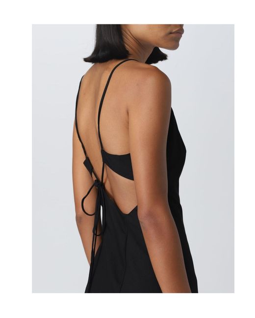 Proenza Schouler Black Backless Dress