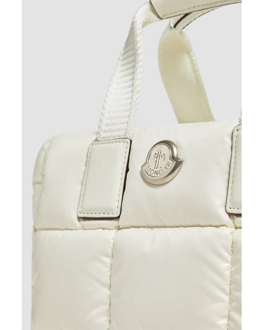 Moncler White Caradoc Mini Tote Bag