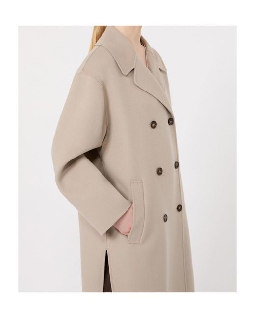 Max Mara Natural S Magnolia Double-Breasted Coat