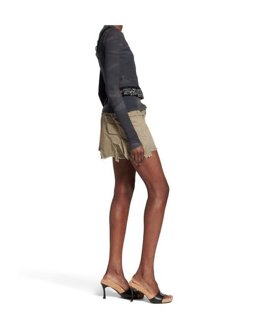 Balenciaga Black Layered Asymmetric Top
