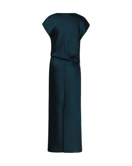 Vince Blue Long Satin Dress