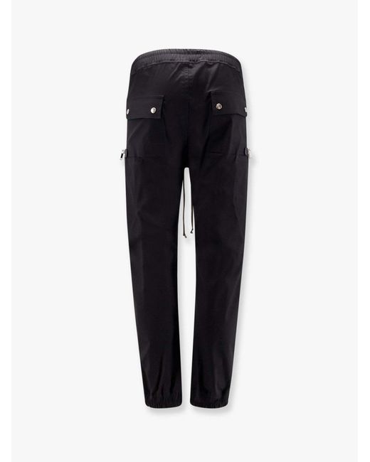 Rick Owens Black Bauhaus Cargo Pants for men