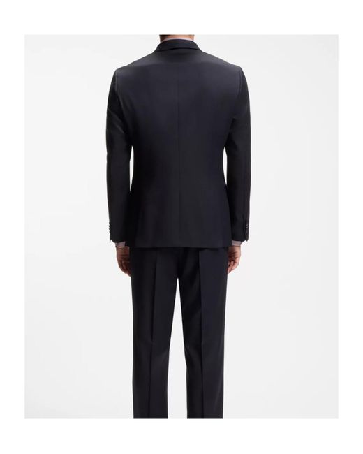 Boss Blue Double-Breasted Blazer for men