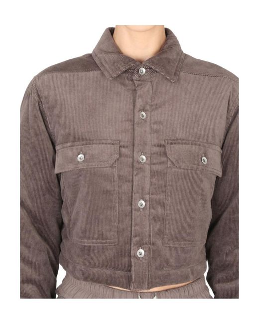 Rick Owens Black Tassel-Detail Cropped Jacket