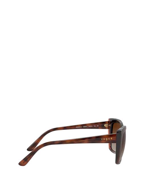 Vogue Eyewear Brown Square Full-Frame Sunglasses