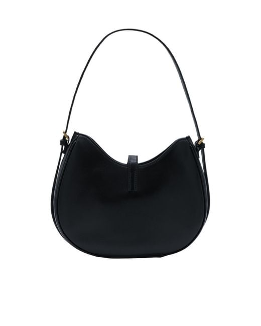 Versace Black Emblème Hobo Bag