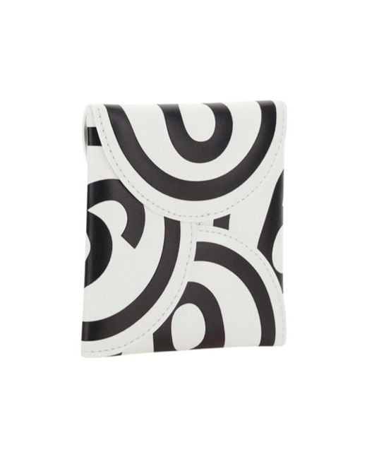 MM6 by Maison Margiela White Origami 6 Wallet