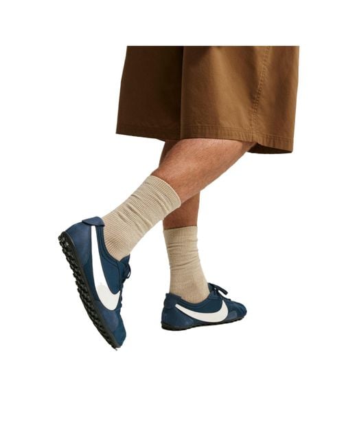Nike Blue Low-Top Retro Casual Shoes for men