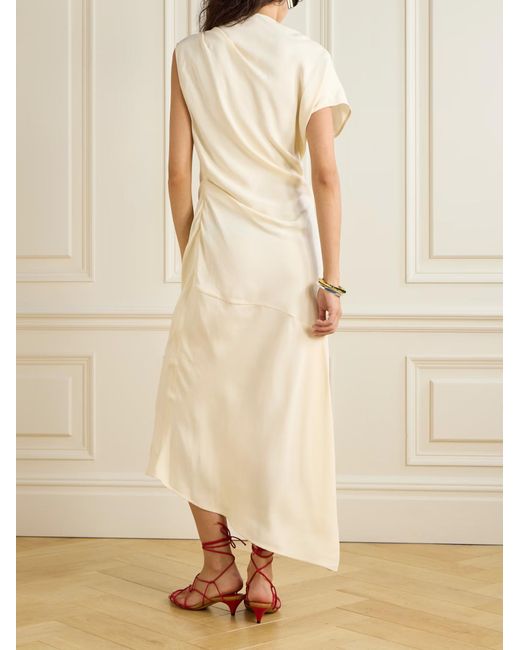 Proenza Schouler Natural Hallie Pleated Dress