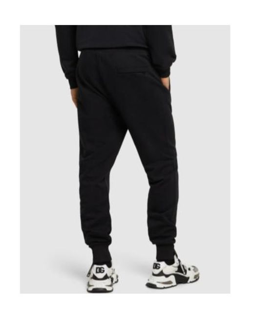 Dolce & Gabbana Black Stone Logo Sweatpants for men