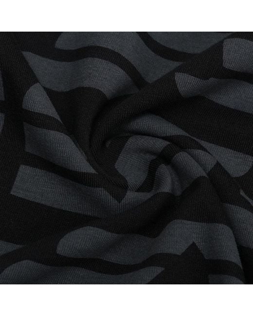 Emporio Armani Black Logo Printed T-Shirt for men