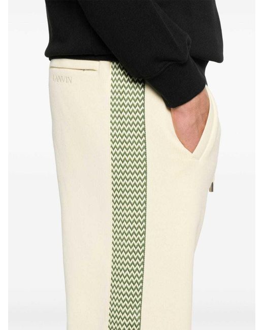 Lanvin Natural Drawstring Sweatpants for men