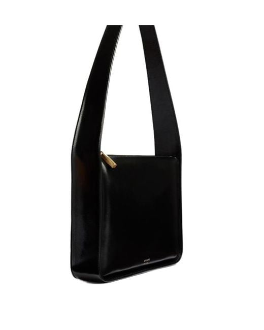 Khaite Black Lori Squared Bag