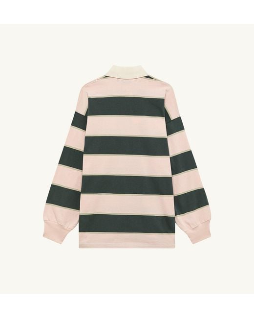 Autry Multicolor Striped Long-Sleeve Polo Shirt for men
