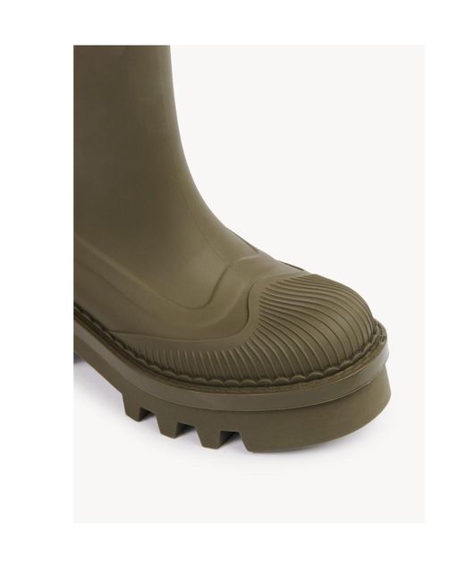 Chloé Green Chloé Raina Rain Boots