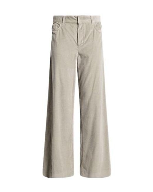 Max Mara Gray Wide-Leg Trousers