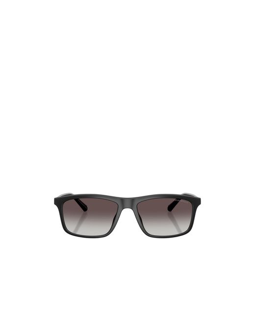 Emporio Armani White Square Frame Sunglasses for men