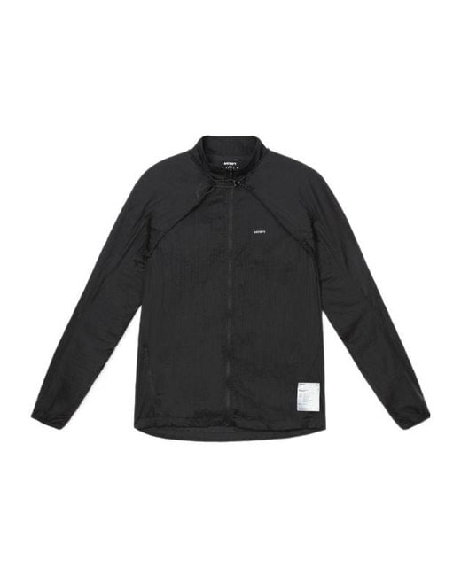 Satisfy Black Long-Sleeved Casual Jacket for men