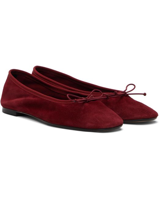 Aeyde Red Tiby Ballet Flats